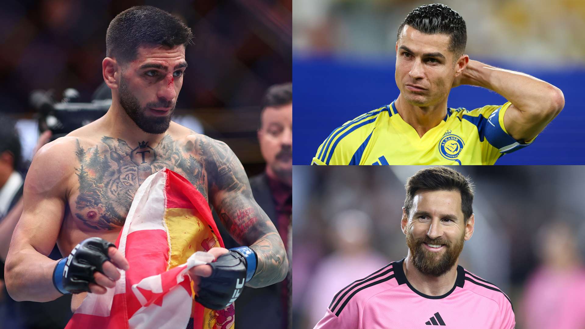 Ilia Topuria tells Cristiano Ronaldo to f ck himself invites Lionel Messi to his next fight as UFC star reignites war of words with Al Nassr icon Goal English Saudi Arabia